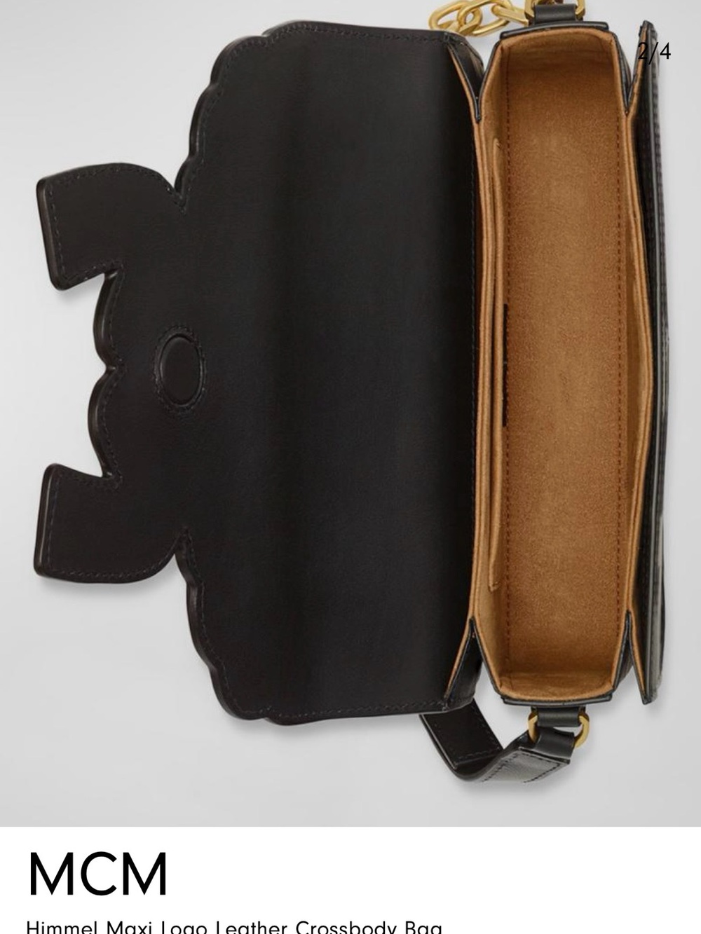 MCM
Himmel Maxi Logo Leather Crossbody Bag - Picture 8 of 11